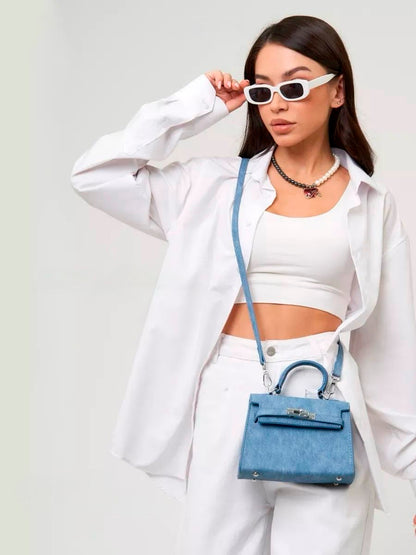 Bolsa Satchel Pequena Milano