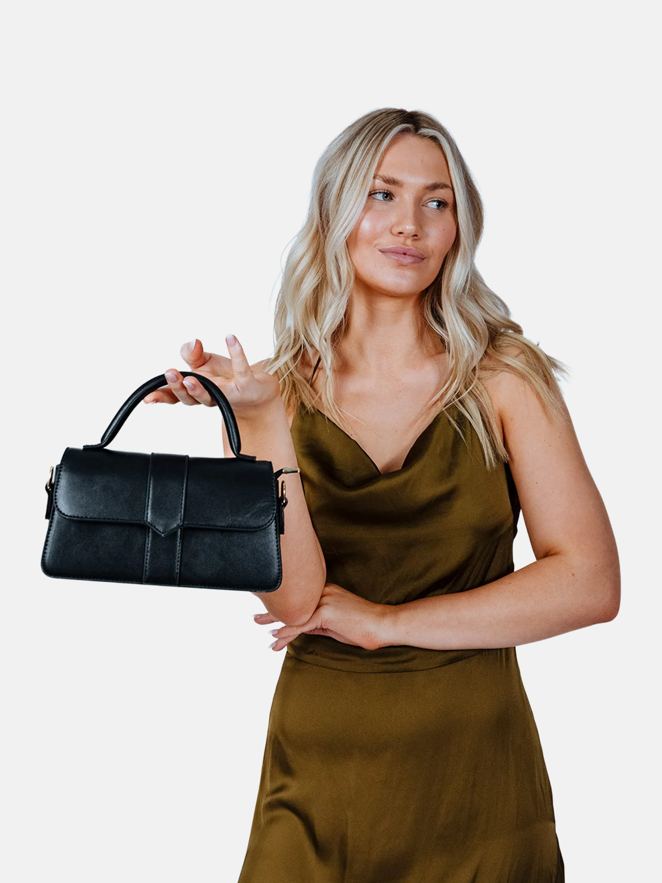 Bolsa Satchel Pequena Donna